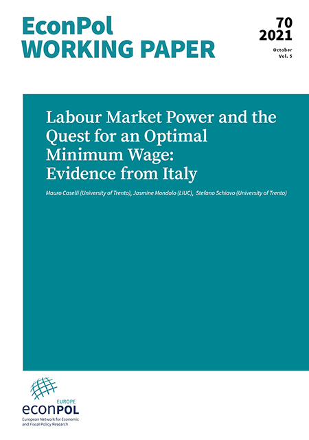 Cover of EconPol Working Paper 70