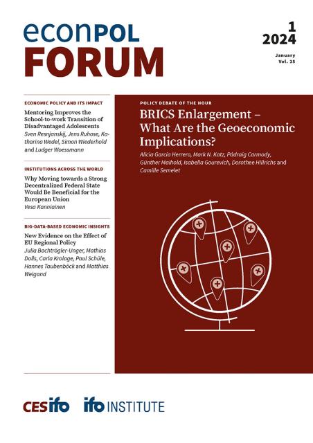 Cover of EconPol Forum 1/2024