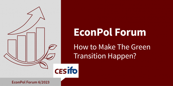 News EconPol Forum 6/23: Green Transition
